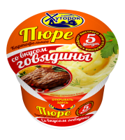 Пюре картофельное со вкусом говядины ТМ "Бабушкин Хуторок" 40 гр 1/24