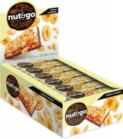 Батончик Nut and Go арахис с банан. чипсами, глазир. (Яш) 34 г.блок18шт 1/144 шт КВК460