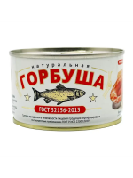 Горбуша натуральная "Сохраним традиции", ГОСТ, 240 гр 1/24