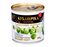 Горошек Кубаночка из мозг.сортов, 400 г ж/б 1/12