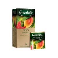 Гринфилд Спайси Манго чай зеленый аром. 25 пак. 1/10