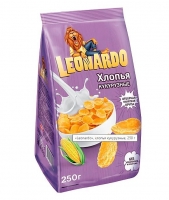 Хлопья кукурузные LEONARDO 250 гр 1/16   С3101