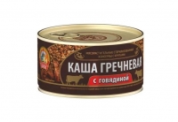 Каша гречневая с говядиной "Сохраним традиции", ТУ, 325 гр 1/24