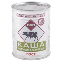 Каша перловая с говядиной БМП ж/б 340 г. 1/30