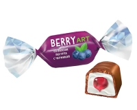 Конфеты желейные глазированные  "BerryArt" йогурт-черника (Яш) 1/6 кг  РВК551