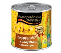 Кукуруза сахарная "Белгородские овощи" 400 г ж/б ключ 1/12