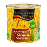 Кукуруза сахарная "Белгородские овощи", ГОСТ 34114-2017, 400 г ж/б 1/12