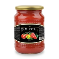 Лечо в томат. соусе "Бояринъ" 680 гр с/б 1/12