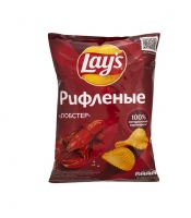 Лейз Рифленые Лобстер 140 г  1/19