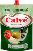 Майонез Calve оливковый 700 гр 67% д/пак 1/15  РМТ017