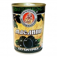 Маслины ЦЕЛЫЕ "Русская классика" б/к 3100 мл ж/б, 1/6