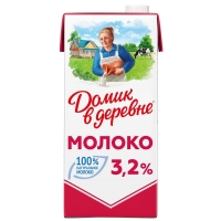 Молоко "Домик в Деревне" 3,2% 0,95 л 1/12