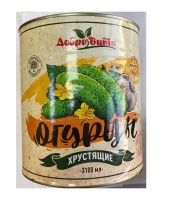 Огурчики конс. 6-9 см "Добровита" 3100 мл ж/б 1/6