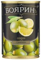 Оливки с лимоном "Бояринъ" 300 мл ж/б 1/12