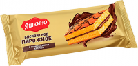 Пирожное бисквитное Яшкино с шок. кремом 30 гр 1/60   РМВ251