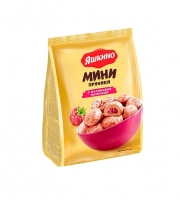 Пряники Мини Яшкино с малиновой начинкой, 300 гр, 1/10    РАР910