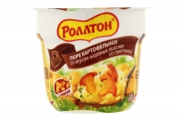Пюре Ролтон стакан жареные лисички со сметаной 1/24