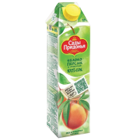 Сады Придонья 1л яблоко-персик (призма) 1/6