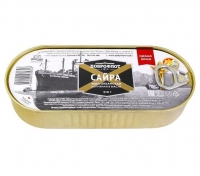 Сайра копченая в масле ДОБРОФЛОТ 210 г  1/24