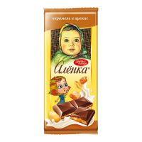 Шоколад  Алёнка с начинкой соленая карамель и арахис 87 г 1/10 шт