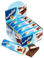 Шоколад Babyfox молочный с молочной нач. 45 гр., 1/30 РР366