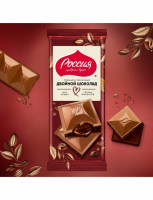 Шоколад РОССИЯ Двойной шоколад 75 гр 1/18