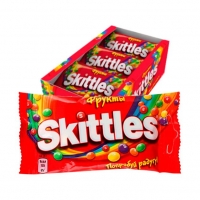 Skittles жев. конфеты в глазури Фрукты 38 гр. 1/12
