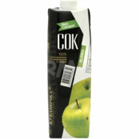 Сок яблочный осветленный Кубаночка 1 л 1/12