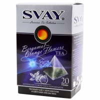 Svay Bergamot-Orange Flowers чай черный пирамидки 20 пак.*2,5 г. 1/12