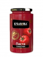 Томат паста Кубаночка 1000 г, ГОСТ 3343-2017, ст/б 1/12