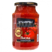 Томат паста Кубаночка 1000 г ст/б 1/12