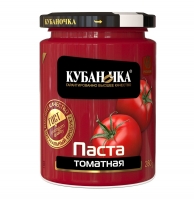 Томат паста Кубаночка 280 г, ГОСТ 3343-2017, ст/б 1/12