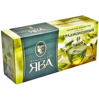 Ява Традиционный чай зеленый с/я 25 пакетов 1/18